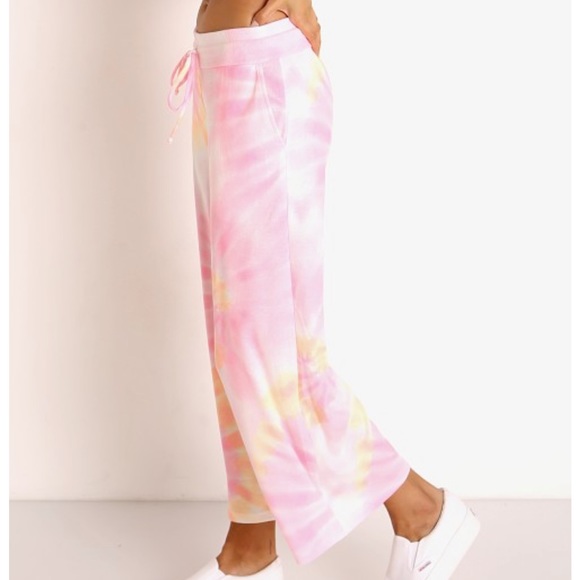 Beach Riot Hailey Sunrise Tie Dye Wide Leg Pants - Picture 3 of 11